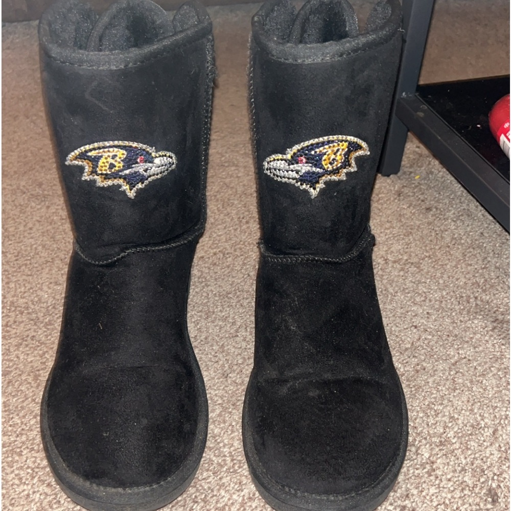 Womens Ravens Black & Purple boots